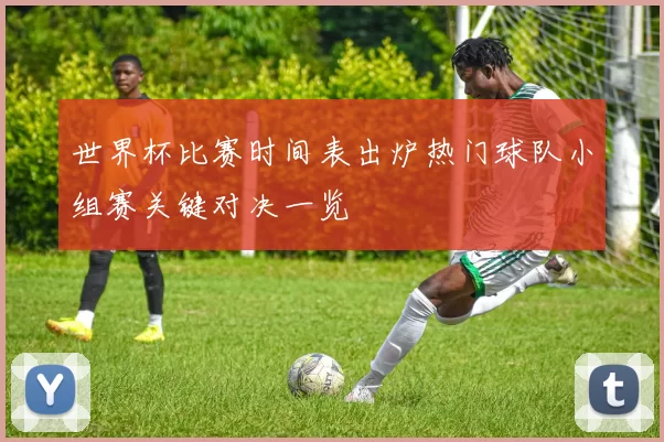 世界杯比赛时间表出炉热门球队小组赛关键对决一览
